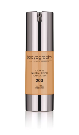 Picture of Bodyography Natural Finish Foundation Med Dark Warm 200 30ml